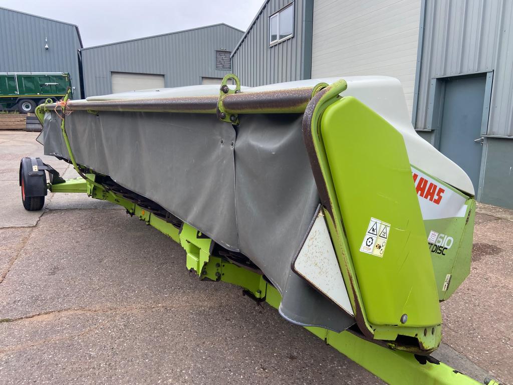 Claas 610 direct disc whole crop header