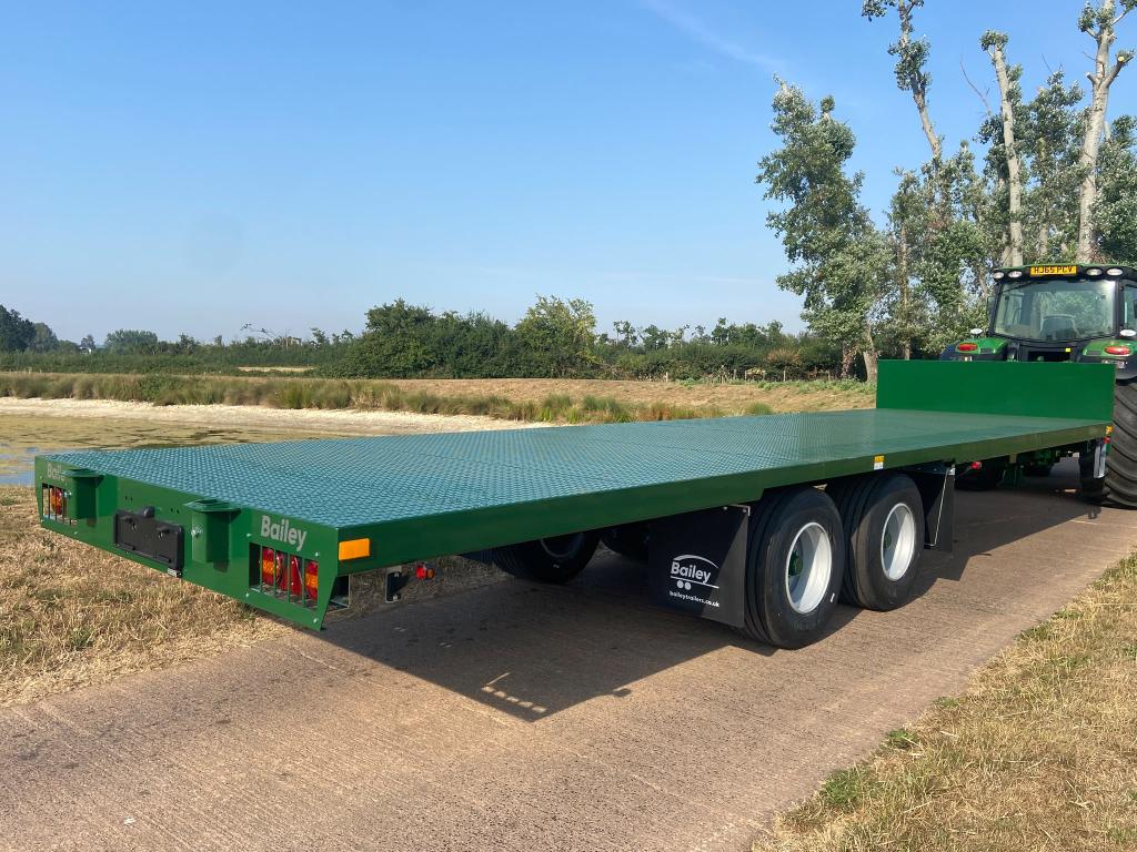 Bailey 12 ton flat trailer