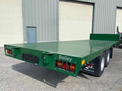 Bailey 10 ton flat trailer