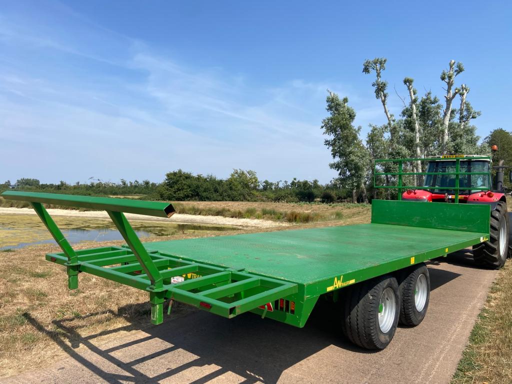 AW 10 ton flat trailer