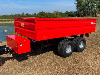 Winton 2 ton tipping trailer