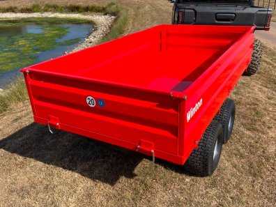 Winton 2 ton tipping trailer