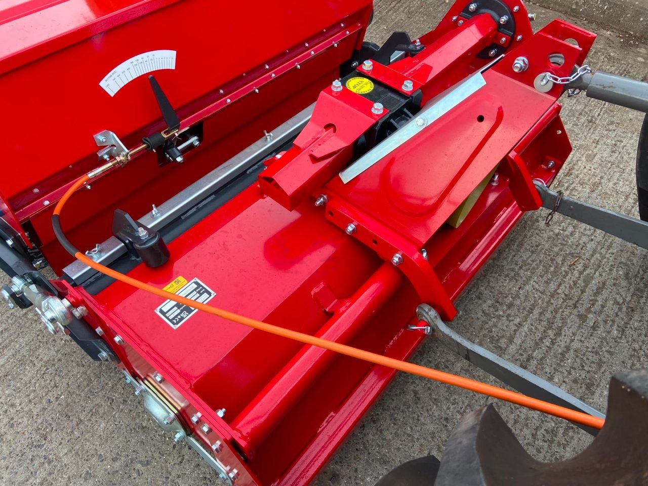 Winton 1.25m stone burier with seeder unit