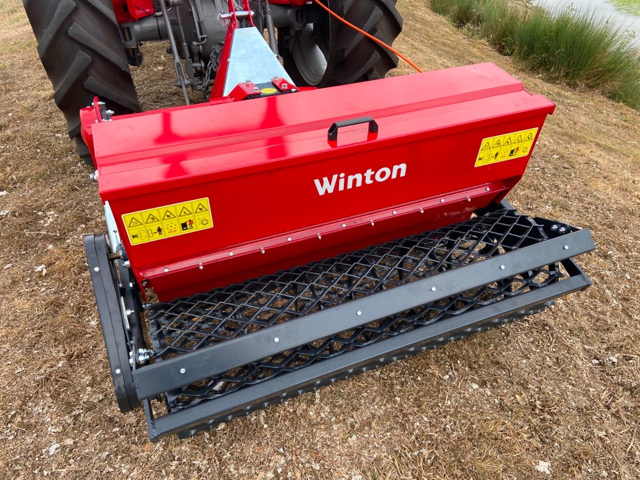 Winton 1.25m stone burier with seeder unit