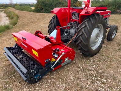1.25m stone burier with seeder unit